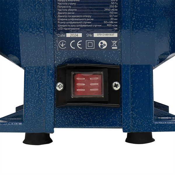Точильно-шлифовальный станок PROFI-TEC PCG150/250 (250 Вт) 006972 фото
