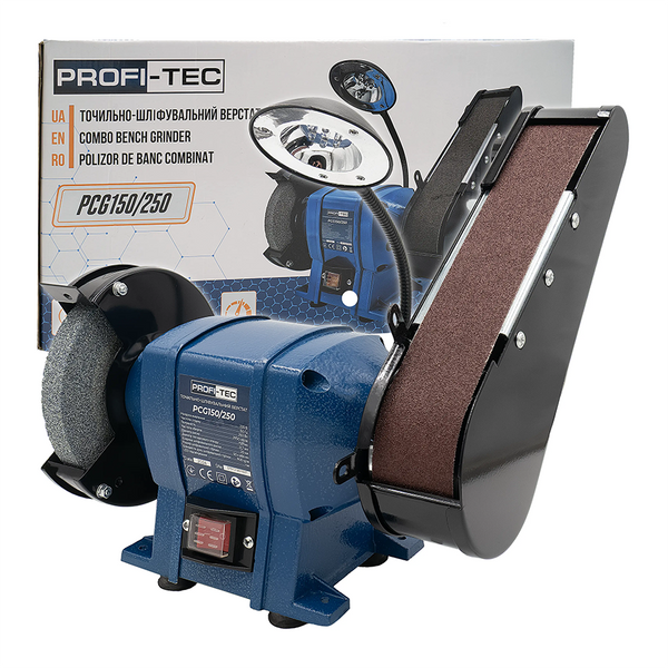 Точильно-шлифовальный станок PROFI-TEC PCG150/250 (250 Вт) 006972 фото
