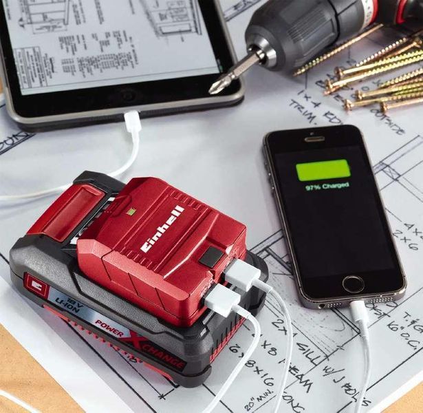 Акумуляторне USB зарядний пристрій TE-CP 18 Li USB-Solo (4514120) 4514120 фото