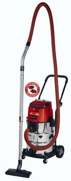 Професійний вакуумний акумуляторний промисловий пилосос Einhell TC-VC 36/30 Li S Solo : 18V, 30л (без акума і зарядки) 2347140 фото