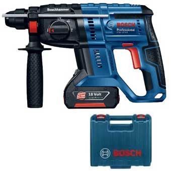 Профессиональный аккумуляторный перфоратор Bosch GBH 180 Li : 2 Дж,SDS plus,18В,5100уд./мин. 0611911122 фото