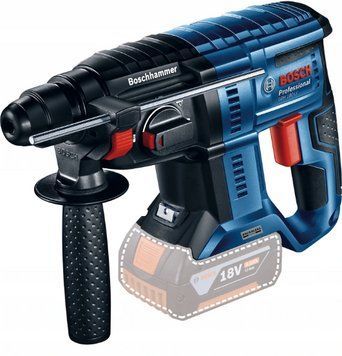 Професійний акумуляторний перфоратор Bosch GBH 180 Li : 2 Дж,SDS plus,18В,5100уд./хв.,АКБ+Зарядне+Кейс 0611911122 фото