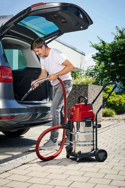 Професійний вакуумний акумуляторний промисловий пилосос Einhell TC-VC 36/30 Li S Solo : 18V, 30л (без акума і зарядки) 2347140 фото