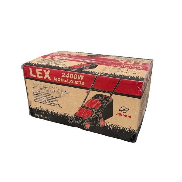 Газонокосарка електрична LEX LXLM38E асинхронний двигун : 2400 Вт, ширина скошування 380 мм, 50 л LXLM38E фото