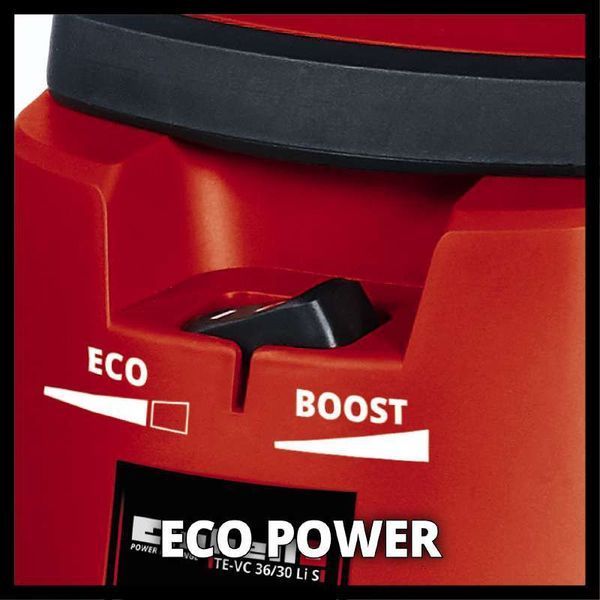 Професійний вакуумний акумуляторний промисловий пилосос Einhell TC-VC 36/30 Li S Solo : 18V, 30л (без акума і зарядки) 2347140 фото