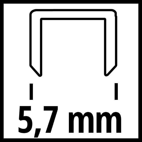 Скобы к степлеру Einhell 5,7 на 25 мм (3000 шт.) 4137860 4137860 фото