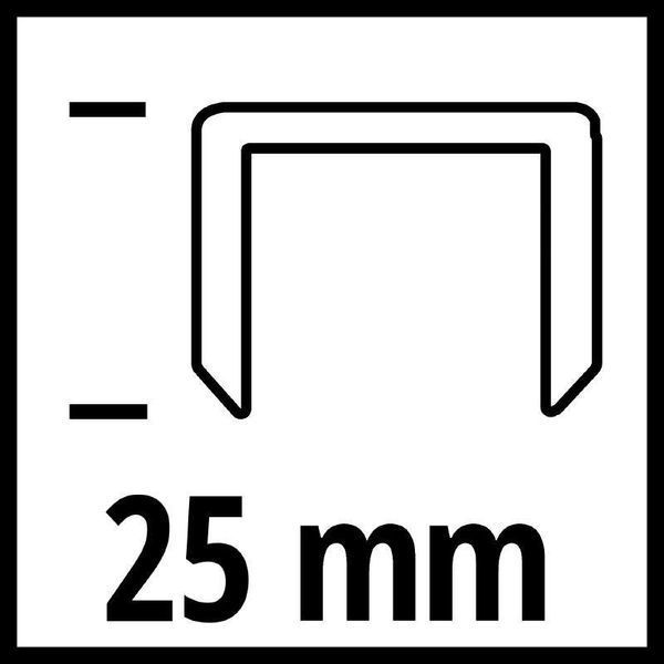 Скобы к степлеру Einhell 5,7 на 25 мм (3000 шт.) 4137860 4137860 фото