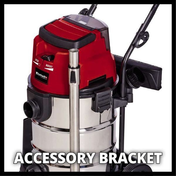 Професійний вакуумний акумуляторний промисловий пилосос Einhell TC-VC 36/30 Li S Solo : 18V, 30л (без акума і зарядки) 2347140 фото