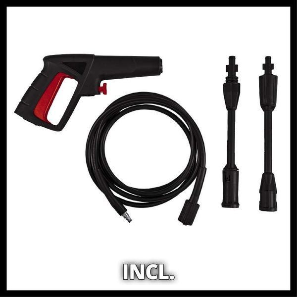 Мощная мойка высокого давления Einhell TC-HP 90 : 1200 Вт, 90 бар, 372 л/час (4140740) 4140740 фото