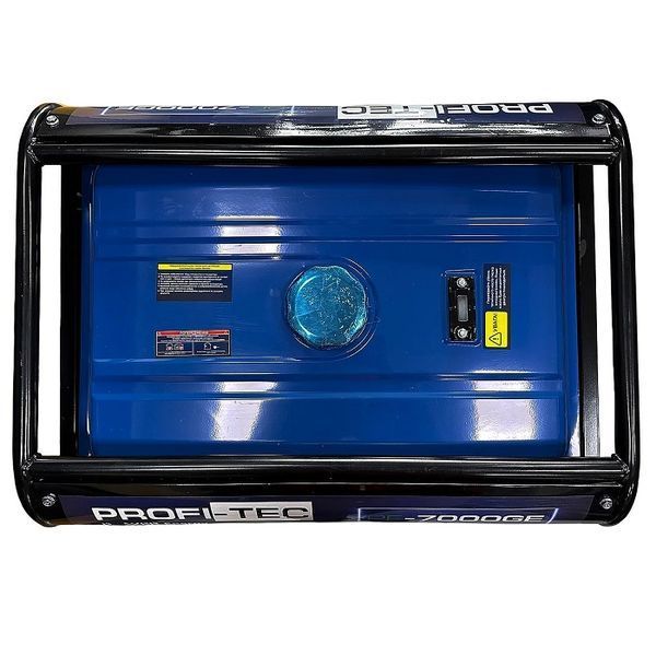 Генератор бензиновий PROFI-TEC PE-7000GE (6,5-7.0 кВт, електростартер) 004764 фото