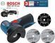 Аккумуляторная угловая шлифмашинка 12В Bosch GWS 12V-76 + акб + зарядное + 3 круга + вкладка L-BOXX 0615990M3E фото 6