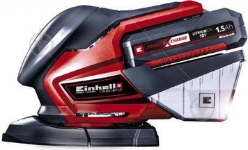 Потужна дельташліфмашина Einhell TE-OS 18/1 Li Solo : 18V (акум 2.5 ампера + зарядка) 4460708, 4512097 4460708, 4512097 фото