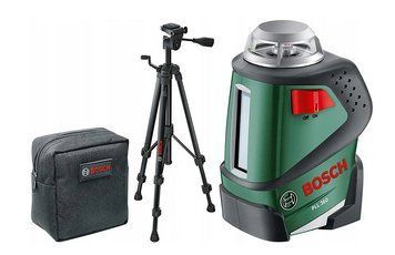Лазерный нивелир, уровень Bosch PLL 360 Set, 360 &deg;, 2 красных луча до 20 м, штатив 0603663001 фото