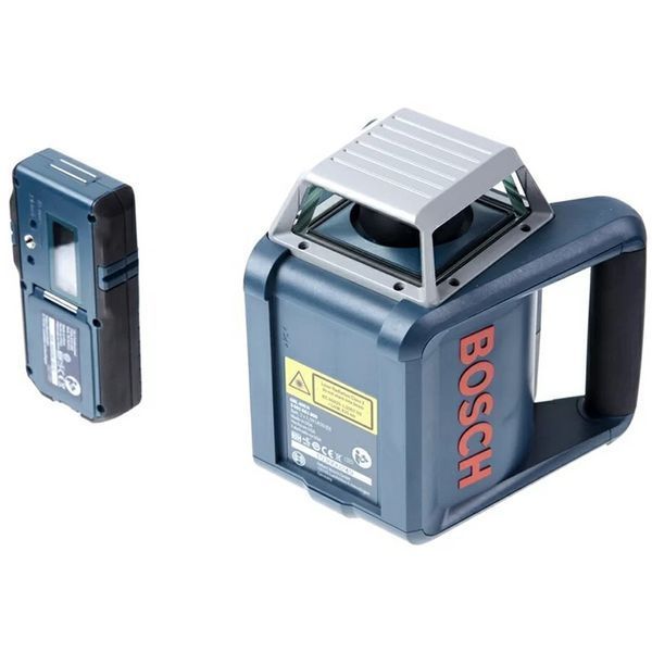 Професійний ротаційний лазерний нівелір BOSCH Professional GRL 400 H SET : червоний промінь, оригінал (0601061800) 0601061800 фото