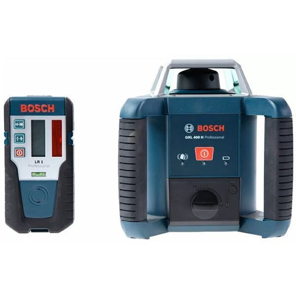 Професійний ротаційний лазерний нівелір BOSCH Professional GRL 400 H SET : червоний промінь, оригінал (0601061800) 0601061800 фото