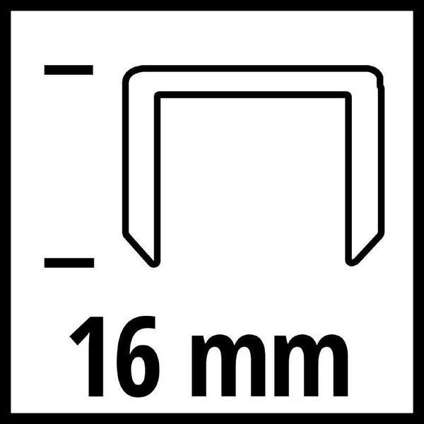 Скобы к степлеру Einhell 5,7 на 16 мм (3000 шт.) 4137855 4137855 фото