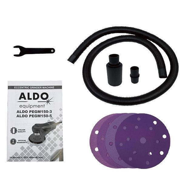 Мощная эксцентриковая шлифовальная машина ALDO PEGM150-3 BRUSHLESS 004373 фото