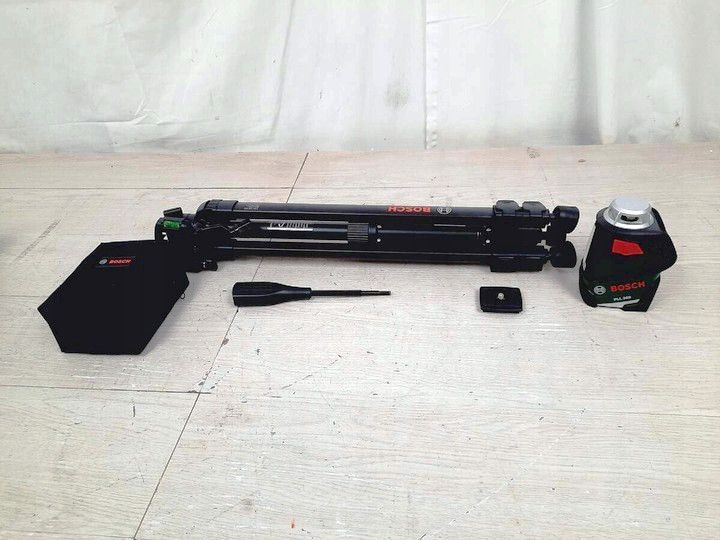 Лазерный нивелир, уровень Bosch PLL 360 Set, 360 &deg;, 2 красных луча до 20 м, штатив 0603663001 фото