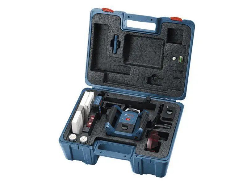 Професійний ротаційний лазерний нівелір BOSCH Professional GRL 400 H SET : червоний промінь, оригінал (0601061800) 0601061800 фото
