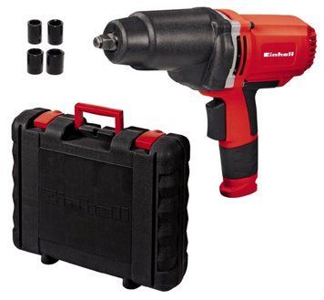 Потужний ударний гайковерт Einhell CC-IW 950/1 : 950 Вт, 450 Нм, патрон 1/2", 4шт біт 17,19,21,22 мм 4259951 фото