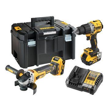 Набір акумуляторний DEWALT DCK2026P2T (DCD805/DCG405/2акум.18В 5Аг/зарядний/кейс) DCK2026P2T фото