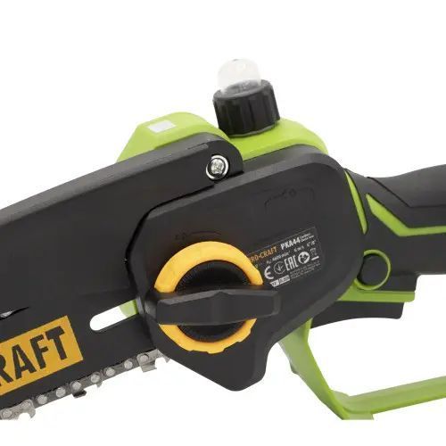 Мощная аккумуляторная цепная мини пила Procraft PKA44: с АКБ 20V 1.5 Ah, шина 15/20см PKA44 фото