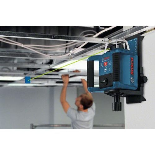 Профессиональный ротационный лазерный нивелир BOSCH GRL 300 HVG SET Professional: зеленый луч, кейс 0601061700 фото