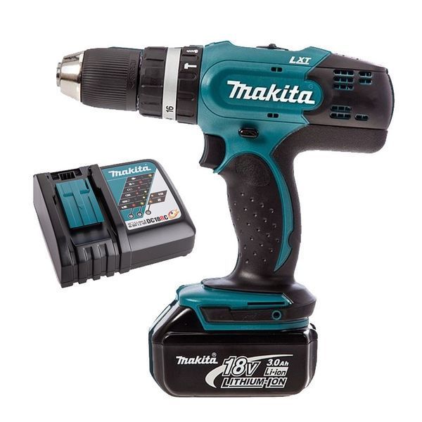 Аккумуляторный ударный шуруповерт MAKITA DHP453RFX8 DHP453RFX8 фото
