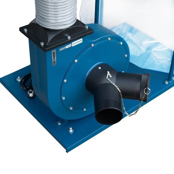 Стружковідсмоктувач PROFI-TEC TURBODust PCE2000 : 1500 Вт, 215 л мішок для стружки (007004) 007004 фото