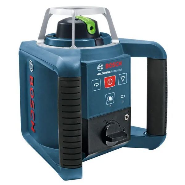 Профессиональный ротационный лазерный нивелир BOSCH GRL 300 HVG SET Professional: зеленый луч, кейс 0601061700 фото