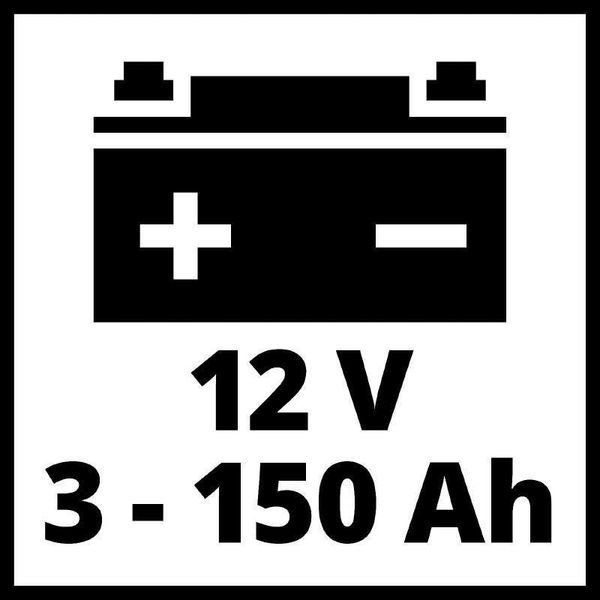 Автомобильное зарядное устройство для аккумулятора Einhell CE-BC 6 M : 12V, 3-150 Ah (1002235) 1002235 фото