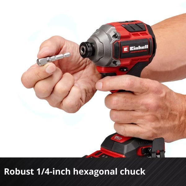 Ударная отвертка Einhell Professional TP-CI 18/250-C Li BL-Solo: с АКБ 18V 2,5Ah (4510095 4512097) 4510095 4512097 фото