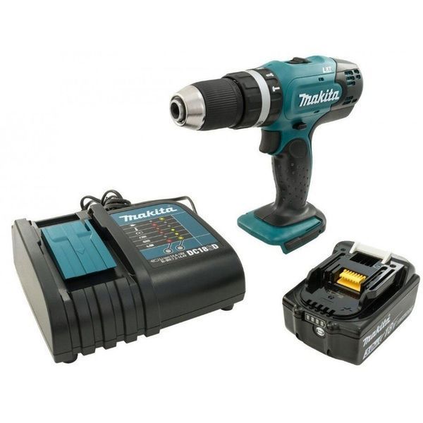 Аккумуляторный ударный шуруповерт MAKITA DHP453RFX8 DHP453RFX8 фото
