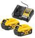 Набор аккумуляторных DEWALT DCK2026P2T (DCD805/DCG405/2акум.18В 5Ач/зарядный/кейс) DCK2026P2T фото 9