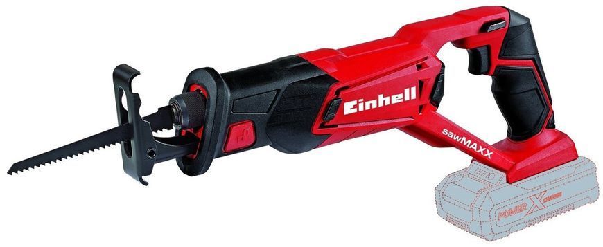Мощная аккумуляторная сабельная пила Einhell TE-AP 18 Li Solo: 18B (акум 2.5 ампера и зарядка) 4326300, 4512097 фото
