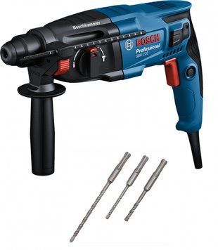 Професійний ударний електричний прямий перфоратор Bosch GBH 220 : 720 Вт, 2 Дж 06112A6020 фото