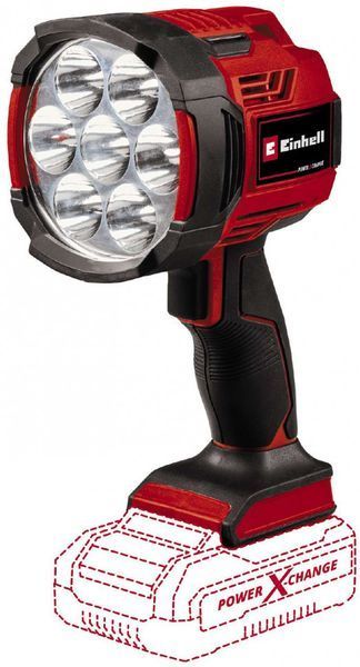 Прожектор гибридный аккумуляторный Einhell TE-CL 18/2500 LiAC-solo: без АКБ и зарядки 4514145 фото