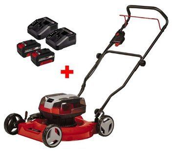 Газонокосарка акумуляторна Einhell GE-CM 36/48 Li M (акум 4.0Ah і зарядка 2шт) 3413054 4512042-2 фото