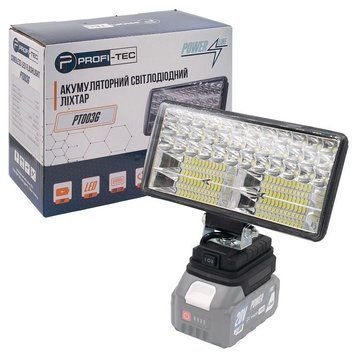 Аккумуляторный светодиодный фонарь PROFI-TEC PT003G POWERLine: без АКБ 005336 фото