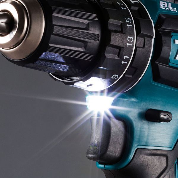 Аккумуляторная ударная дрель-шуруповерт Makita DHP485RFJ : 2 акб Li-ion 18 В, 3 Ah + з/у DHP485RFJ фото