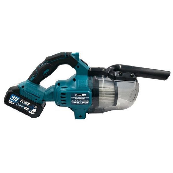 Аккумуляторный пылесос PROFI-TEC PHV200BL POWERLine: с АКБ 2шт-20V 4.0 Ah, 8 бар, бак 600 мл, щеточный 005709 фото