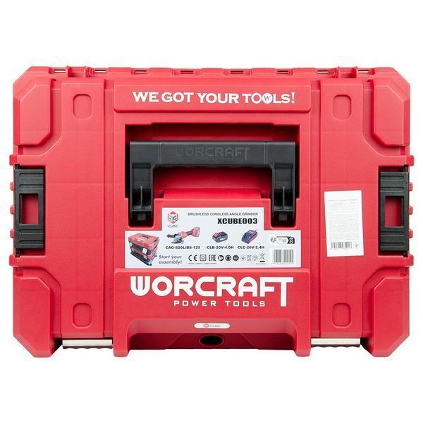 Аккумуляторная бесщеточная болгарка WORCRAFT XCUBE003 (13243) 13243 фото