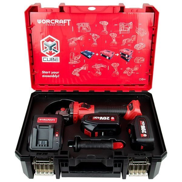 Аккумуляторная бесщеточная болгарка WORCRAFT XCUBE003 (13243) 13243 фото