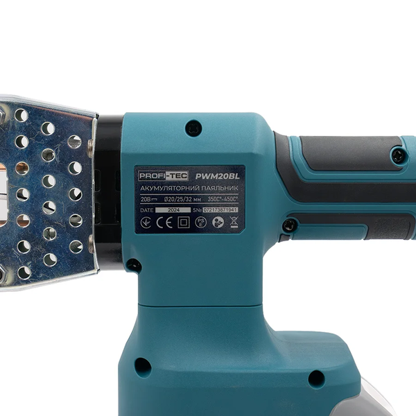 Акумуляторний паяльник PROFI-TEC PWM20BL POWERLine (2&times;акум. (4.0 Аг), зарядне,сумка) 007608 фото