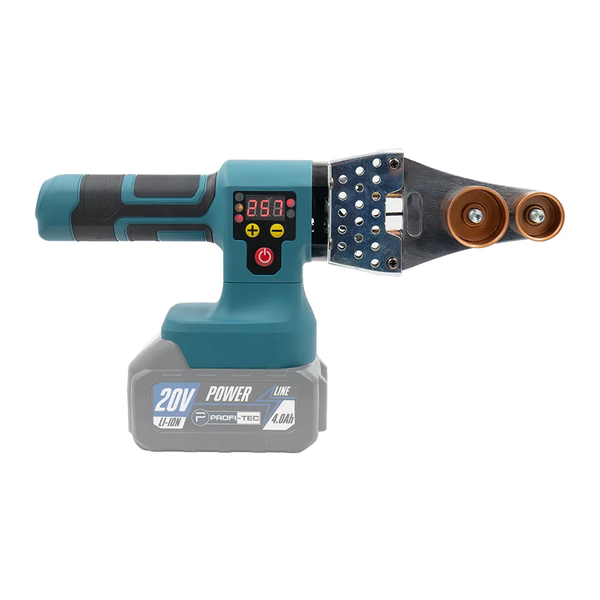 Акумуляторний паяльник PROFI-TEC PWM20BL POWERLine (2&times;акум. (4.0 Аг), зарядне,сумка) 007608 фото