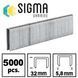 Скобы к степлеру Sigma 5,8 на 32 мм (5000 шт.) 2816321 2816321 фото 1
