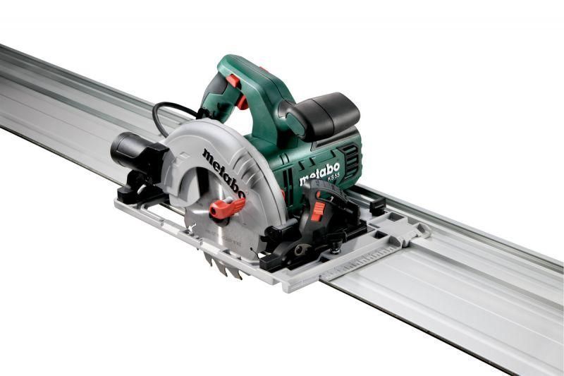 Мощная ручная дисковая пила по дереву Metabo KS 55 FS : 1200 Вт, круг 160мм циркулярная пила 600955000 фото