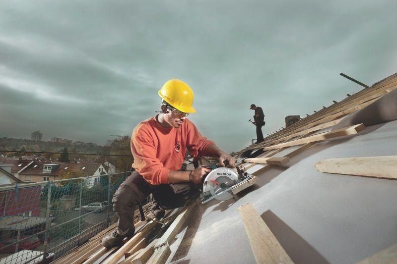 Мощная ручная дисковая пила по дереву Metabo KS 55 FS : 1200 Вт, круг 160мм циркулярная пила 600955000 фото