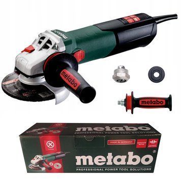 Болгарка Metabo WEV 11-125 Quick: 1100Вт, диск 125мм, регулировка оборотов, плавный пуск 603625000 фото