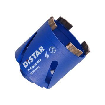 Професійне свердло алмазне Distar DDS-W 72x65xМ16 T-Concrete : БЕЗ ХВОСТОВИКА &empty; 72мм х 65мм (17984445080) 17984445080 фото
